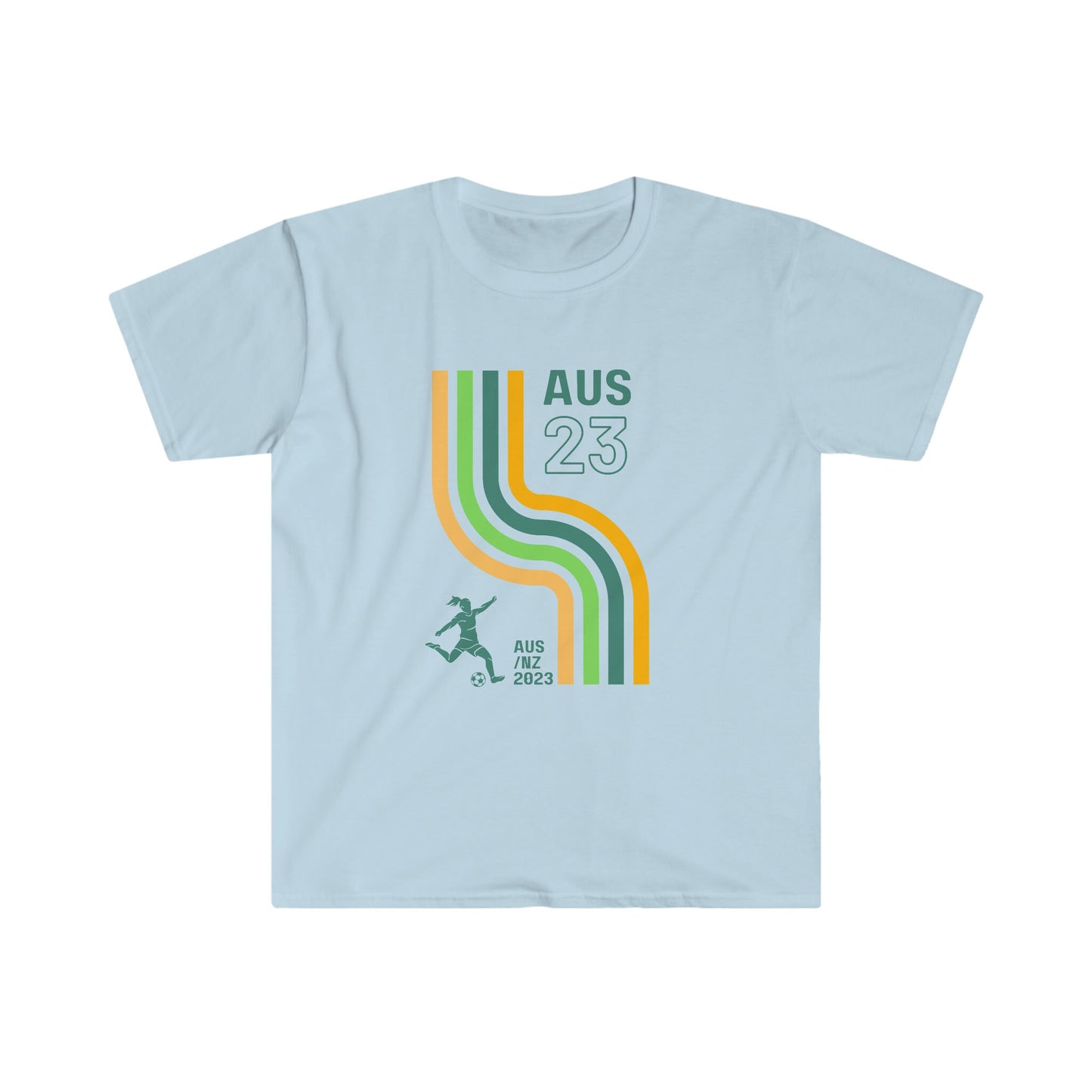 Australian Women's World Cup Supporter T-Shirt, Matilda's Soccer Shirt, Women's football, Women's FIFA, Retro Front Print, Aussie Sport gift