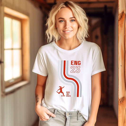 England Women's World Cup Supporter T-shirt, FIFA, The Lionesses Shirt, World Cup Soccer, Lionesses World Cup shirt, Retro Soccer Shirt, UK
