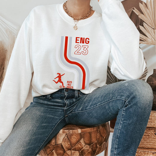 England Women's World Cup unisex Sweatshirt, FIFA, The Lionesses Jumper, World Cup Soccer, Lionesses World Cup shirt, Retro Soccer, UK
