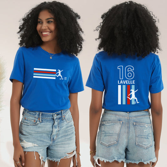 Rose Lavelle US Women's World Cup Supporter T-shirt, USWNT Shirt, All Players Available, FIFA Soccer, #webelieve, Front & Back Print