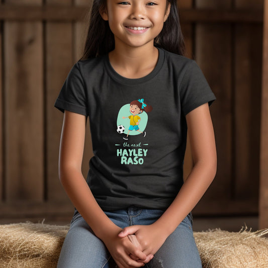 Hayley Raso Kids T-Shirt, The Matilda's Kid's T-shirt, The Next Hayley Raso T-shirt, Australian Women's World Cup Kids T-Shirt, FIFA Kid's