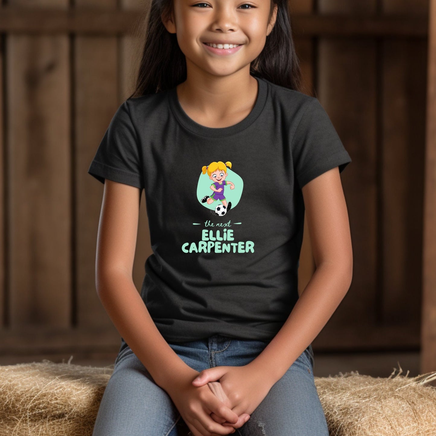 Ellie Carpenter Kids T-Shirt, The Matilda's Goalie, The Next Ellie Carpenter T-shirt, Australian Women's World Cup Kids T-Shirt, FIFA