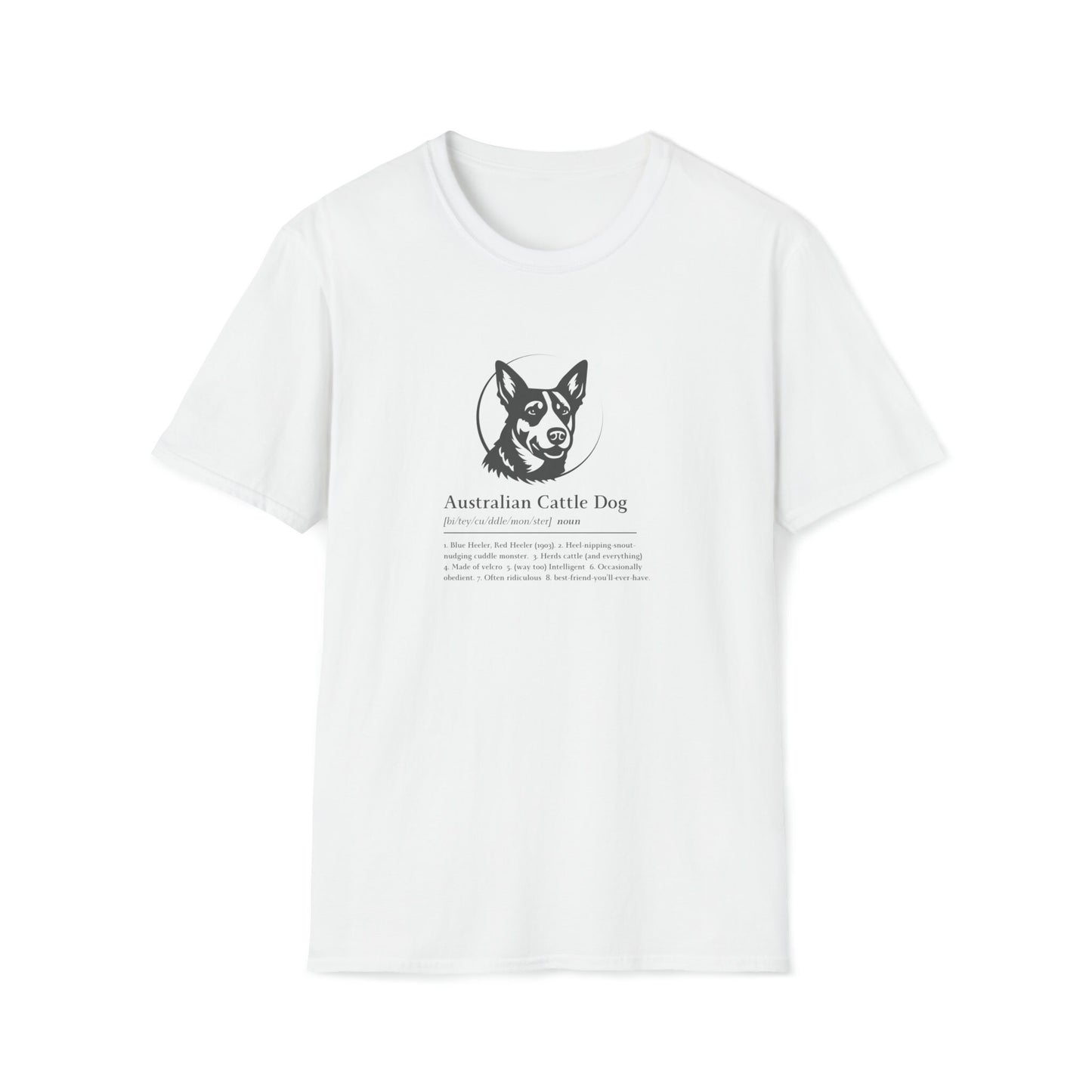 Australian Cattle Dog Funny Definition T-Shirt / Blue Heeler T-Shirt / Funny Cattle Dog T-Shirt / Cattle Dog Love / quirky cattle dog trait