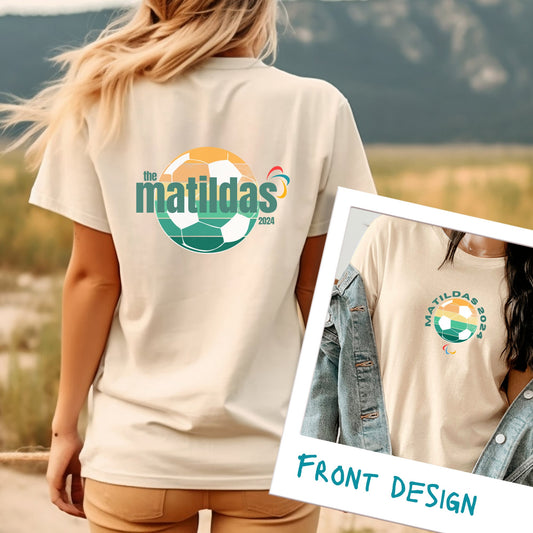 The Matildas T-Shirt 2024, Australian Women's Football 2024 tshirt, Matilda's Supporter T-Shirt