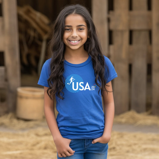 USWNT 2024 Kids T-Shirt US Women's Soccer T-Shirt #webelieve usa tshirt USWNT Women's football soccer T-Shirt uswnt Tee